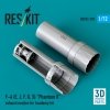 RESKIT RSU72-0293 F-4 (E, J, F, G, S) Phantom II exhaust nozzles for Academy kit (3D Printed) 1/72